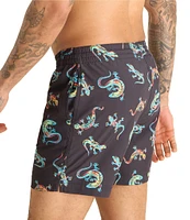 Chubbies Blizzard O' Lizards 5.5#double; Swim Trunks
