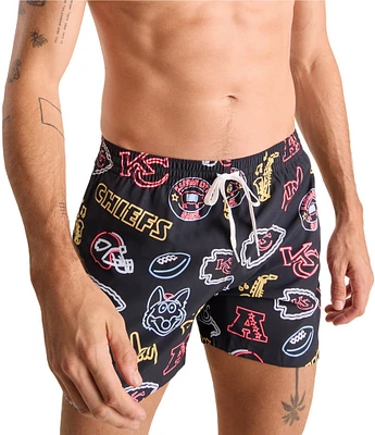 Chubbies Chiefs 5.5#double; Inseam Swim Trunks