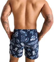 Chubbies Cowboys 5.5#double; Inseam Swim Trunks