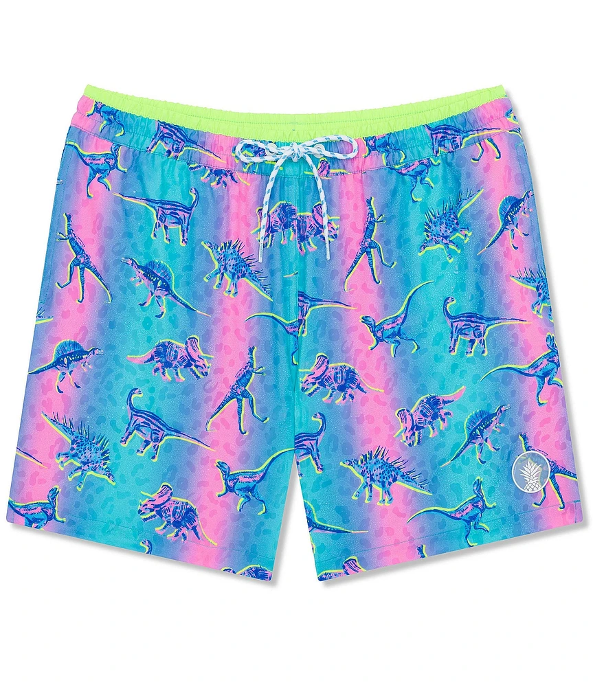 Chubbies Family Matching Dino Magic Print Classic 5.5#double; Inseam Swim Trunks