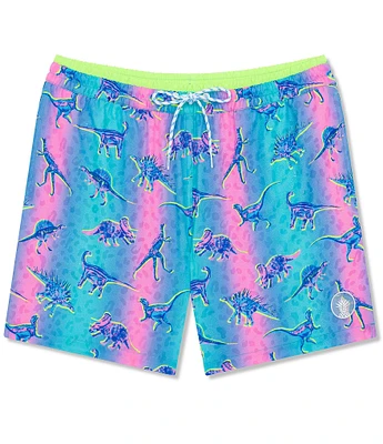 Chubbies Family Matching Dino Magic Print Classic 5.5#double; Inseam Swim Trunks