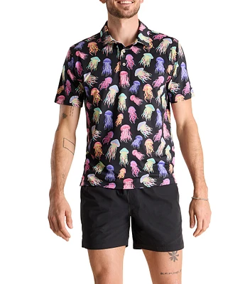 Chubbies Don't Be Jelly Printed Performance Polo Shirt