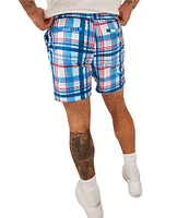 Chubbies Everywhere Performance Plaid 6#double; Inseam Shorts