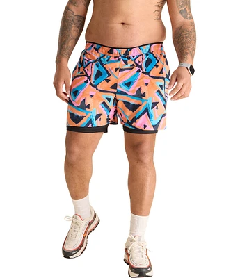 Chubbies Exploding Nachos Ultimate Training Technical Performance Lined 5.5#double; Inseam Shorts