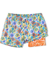 Chubbies Fish Print 5#double; Inseam Swim Trunks