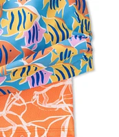 Chubbies Fish Print 5#double; Inseam Swim Trunks