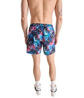 Chubbies Freestyle Galactic Printed 6#double; Inseam Shorts