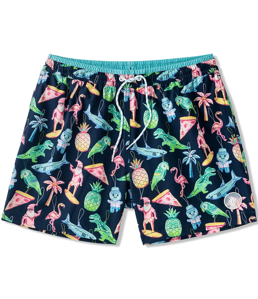 Chubbies Holidoozies 5.5#double; Inseam Swim Trunks