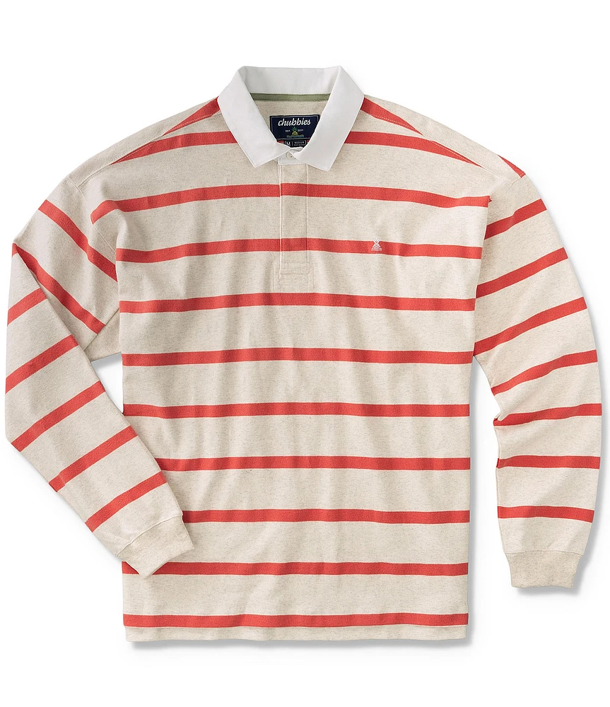 Chubbies Lecture Hall Long Sleeve Rugby Shirt