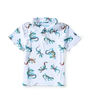 Chubbies Little Boys 2T-7 Blizzard Lizard Performance Polo Shirt