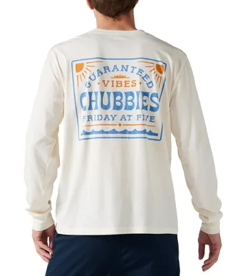 Chubbies Long Sleeve Guaranteed Vibes Graphic T-Shirt