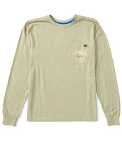 Chubbies Long Sleeve Howlin Patch Pocket T-Shirt