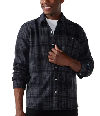 Chubbies Long Sleeve Plaid Faux Flannel Shirt