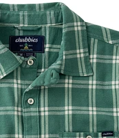 Chubbies Long Sleeve Plaid Woven Button Front Shirt