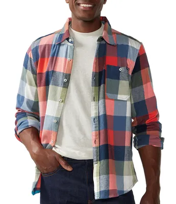 Chubbies Long Sleeve Vintage Plaid Flannel Shirt