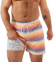 Chubbies Malibu Classic Lined 5.5#double; Inseam Swim Trunks