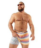 Chubbies Malibu Sunsets Classic 4#double; Swim Trunks