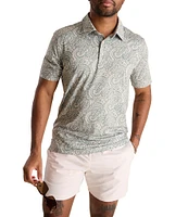 Chubbies Mosaic Short Sleeve Performance Polo Shirt