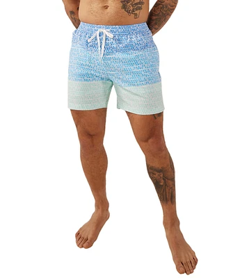 Chubbies Ocean Triflect Classic 5.5#double; Inseam Swim Trunks