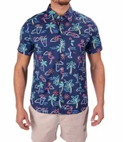 Chubbies One Man Wolfpack Friday Short Sleeve Woven Shirt