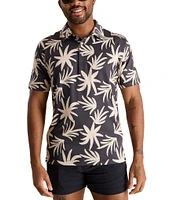 Chubbies Party Time Floral Short Sleeve Performance Polo Shirt