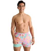 Chubbies Posh Palms Classic 4#double; Swim Trunks