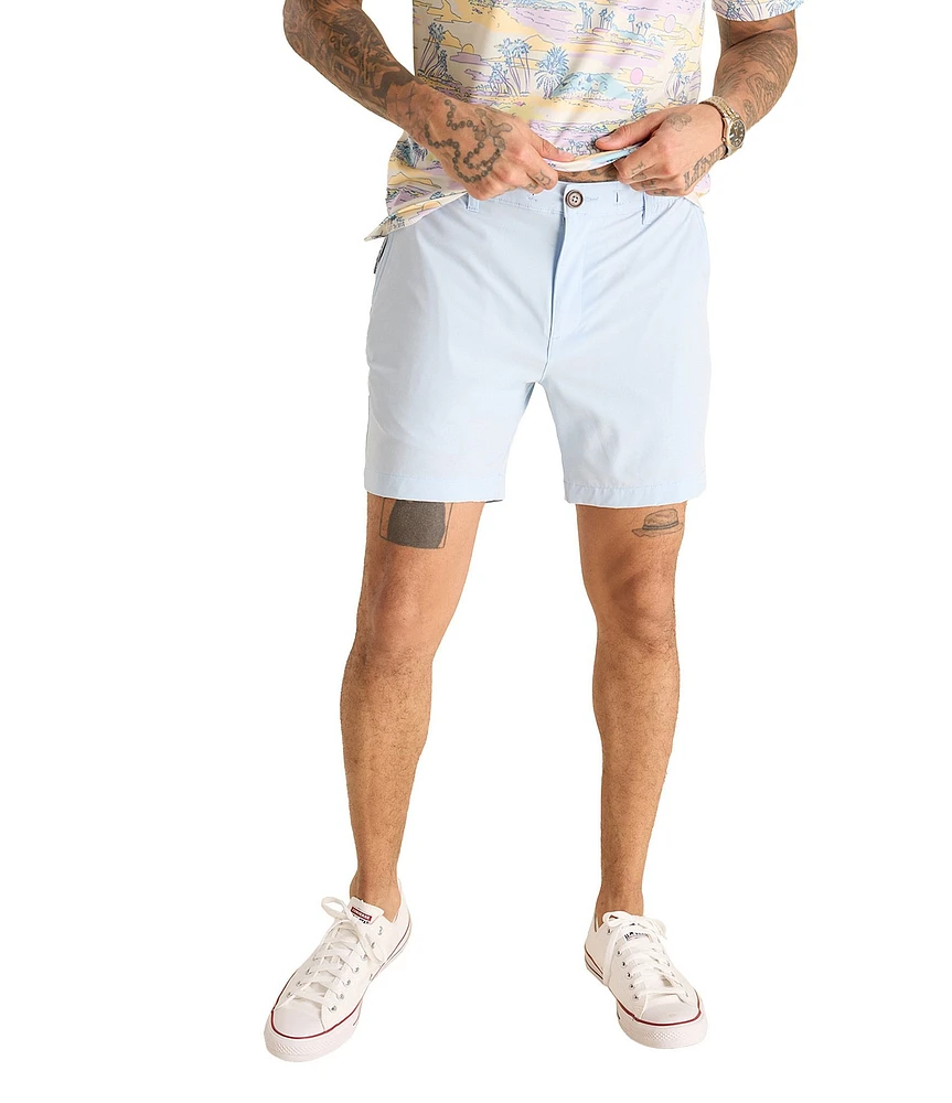 Chubbies Powder Puff Blue 6#double; Performance Shorts