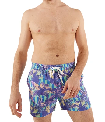 Chubbies Printed Classic 5.5#double; Inseam Swim Trunks