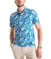 Chubbies Short Sleeve Balmy Breeze Printed Performance Polo Shirt