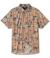 Chubbies Short Sleeve Disco Desert Woven Shirt