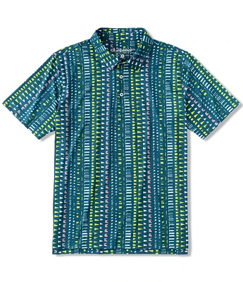 Chubbies Short Sleeve Matrix Polo Shirt