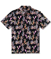 Chubbies Short Sleeve Neon Desert Printed Performance Polo Shirt