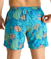 Chubbies The Coral Quarrels 5.5#double; Classic Lined Swim Trunks