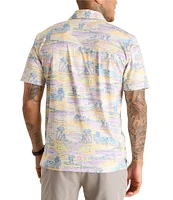 Chubbies The Kiss and Pastel Short Sleeve Performance Polo Shirt