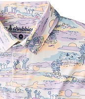 Chubbies The Kiss and Pastel Short Sleeve Performance Polo Shirt