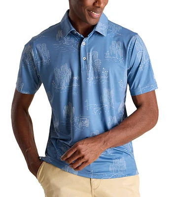 Chubbies The Motion Blur Performance Polo Shirt