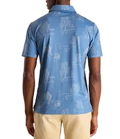 Chubbies The Motion Blur Performance Polo Shirt