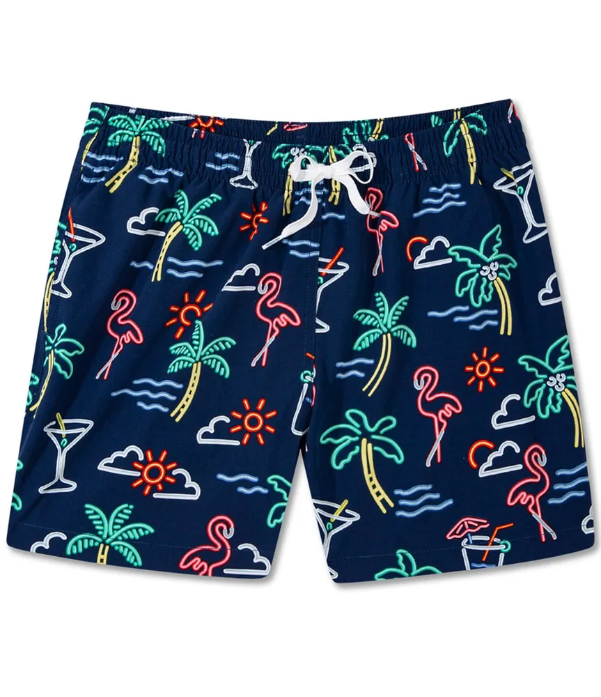 Chubbies The Neon Lights 5.5#double; Inseam Stretch Swim Trunks