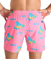Chubbies The Pineapple Floaters 5.5#double; Classic Swim Trunks