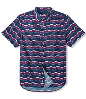 Chubbies The Sea To Shining Sea Short Sleeve Printed Woven Shirt