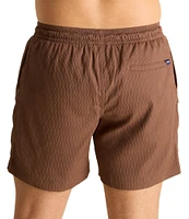 Chubbies The Sketches 5.5#double; Textured Swim Trunks