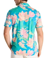 Chubbies The Stop & Smell the Roses Short Sleeve Performance Polo Shirt