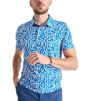 Chubbies The Swiggle Tailored Fit Short Sleeve Polo Shirt