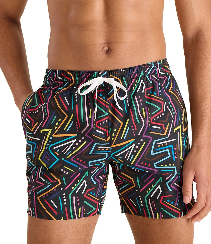 Chubbies Zigzag 5.5#double; Inseam Swim Trunks