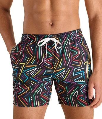 Chubbies Zigzag 5.5#double; Inseam Swim Trunks