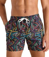 Chubbies Zigzag 5.5#double; Inseam Swim Trunks