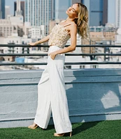 CIEBON Jeneen High Waisted Wide Leg Pants