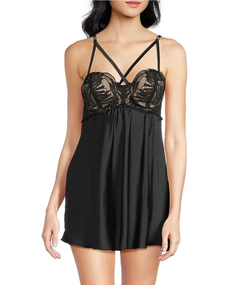 Cinema Etoile Molded Cup Strappy Babydoll