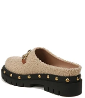 Circus NY by Sam Edelman Annie Sherpa Chain Bit Platform Clogs