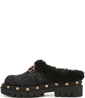 Circus NY by Sam Edelman Annie Cozy Knit Chain Bit Platform Clogs